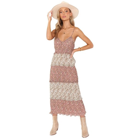 Show Me Your MuMu Dresses & Skirts - Show Me Your Mumu Size XS Emira Maxi Dress in Floral Print Mix NEW